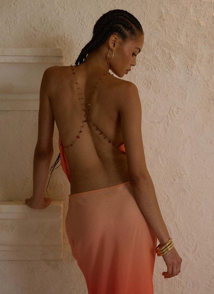 Peppermayo Peppermayo Exclusive - Feliciana Cowl Top - Sunset Ombre