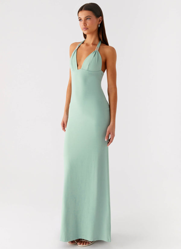 peppermayo Peppermayo Exclusive - Fern Valley Maxi Dress - Sage