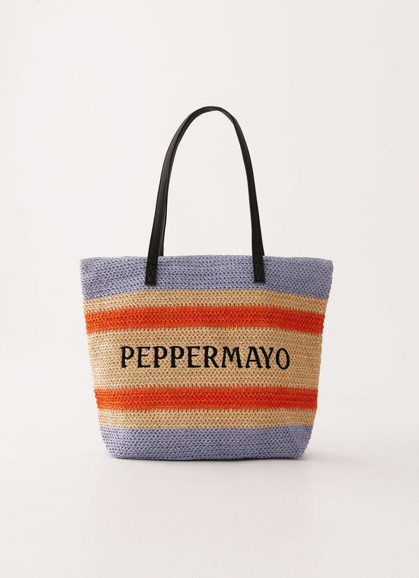 peppermayo Peppermayo Exclusive - Fiji Woven Beach Bag - Multi