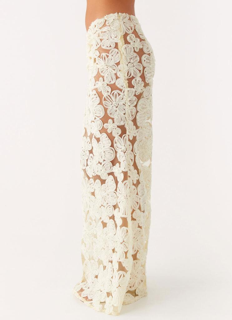 Peppermayo Peppermayo Exclusive - Fiorella Floret Maxi Skirt - Yellow