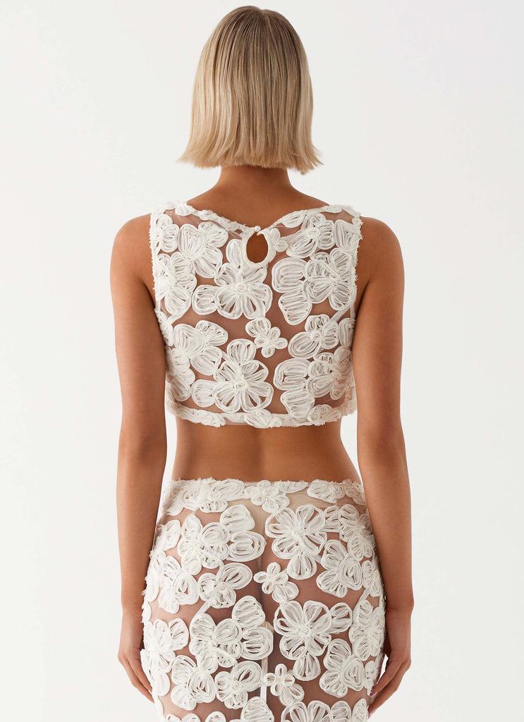 Peppermayo Peppermayo Exclusive - Fiorella Floret Top - Ivory