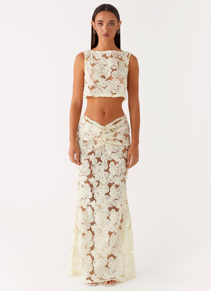 Peppermayo Peppermayo Exclusive - Fiorella Floret Top - Yellow
