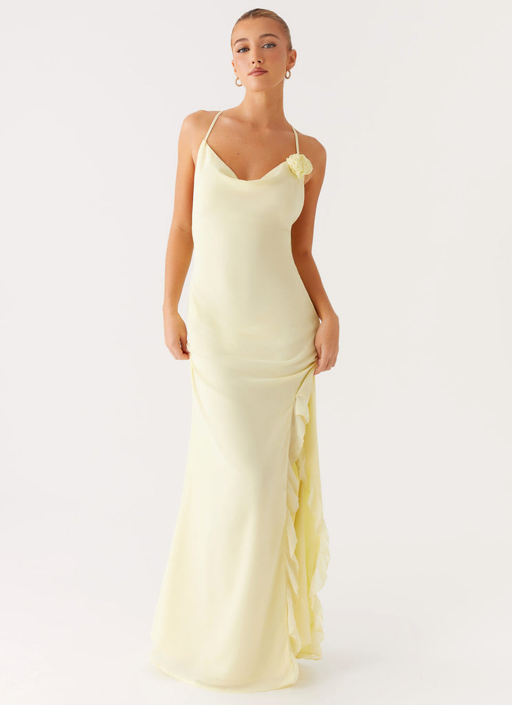 Peppermayo Peppermayo Exclusive - First Class Maxi Dress - Yellow