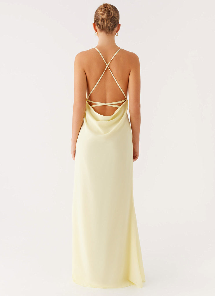 Peppermayo Peppermayo Exclusive - First Class Maxi Dress - Yellow