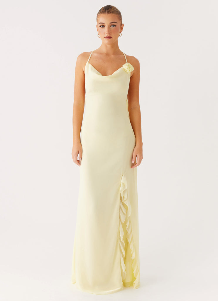 Peppermayo Peppermayo Exclusive - First Class Maxi Dress - Yellow