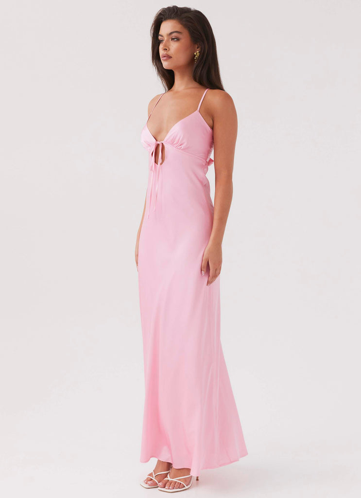 Peppermayo Peppermayo Exclusive - Flora Satin Maxi Dress - Candy