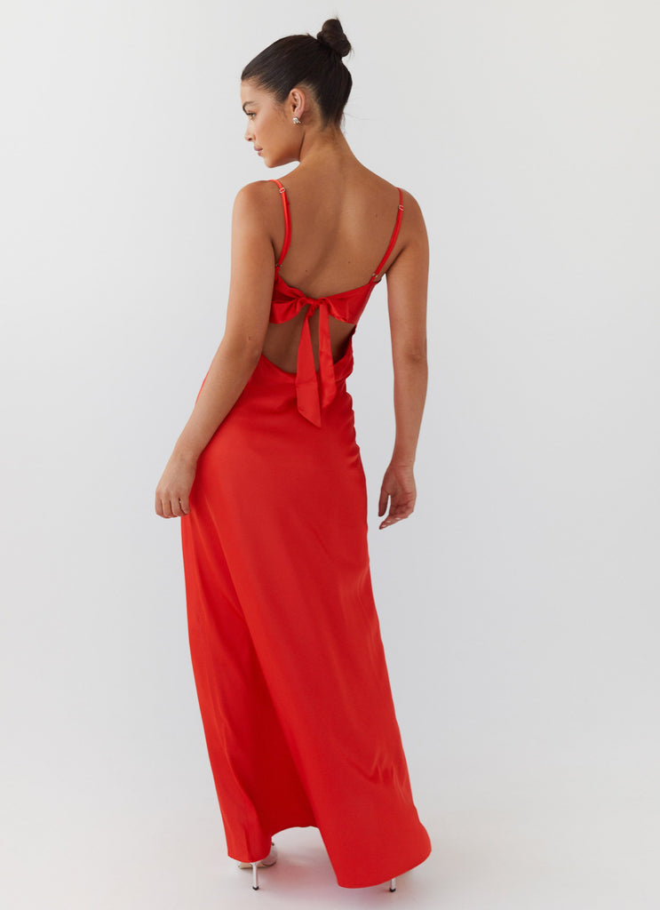 Peppermayo Peppermayo Exclusive - Flora Satin Maxi Dress - Citrus
