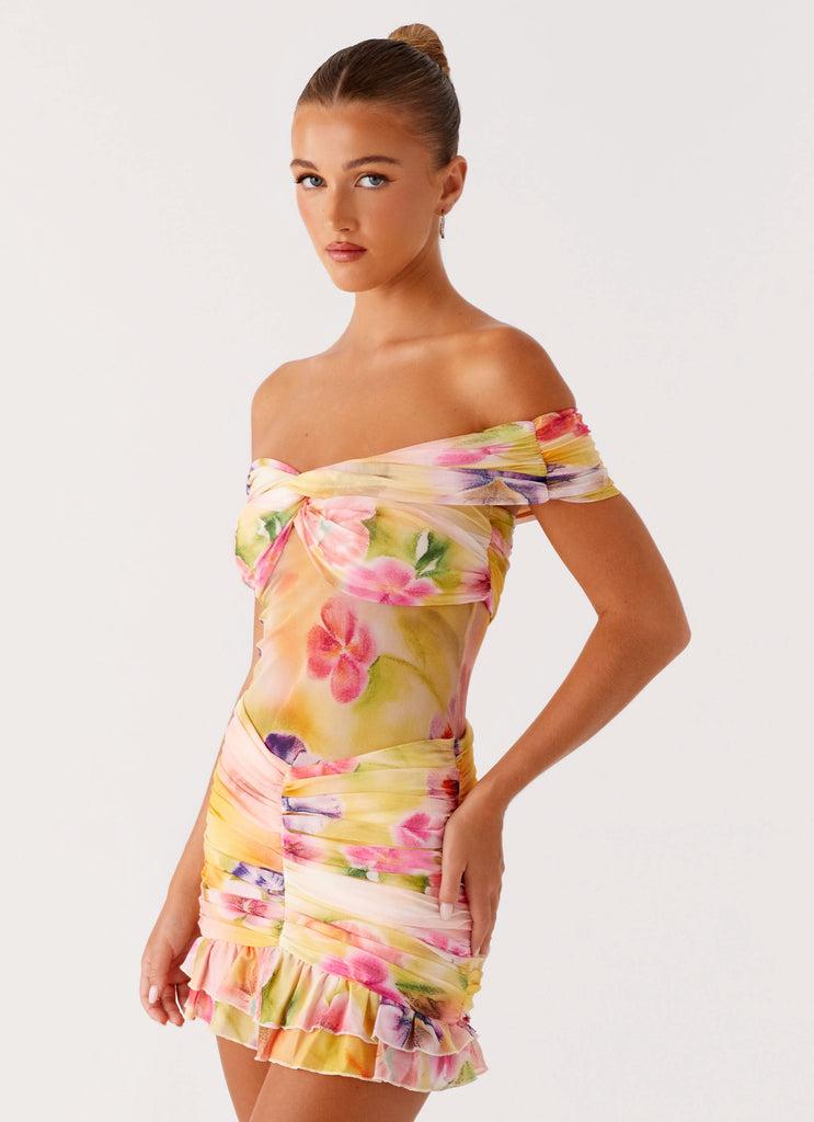 Peppermayo Peppermayo Exclusive - Frances Mini Dress - Sunburst Floral