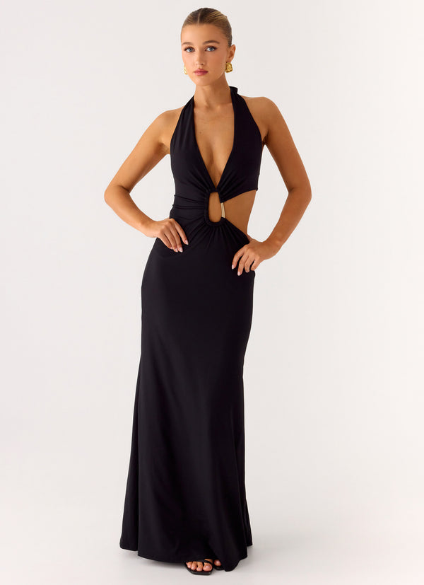 peppermayo Peppermayo Exclusive - Free Now Maxi Dress - Black peppermayo Peppermayo Exclusive - Free Now Maxi Dress - Black