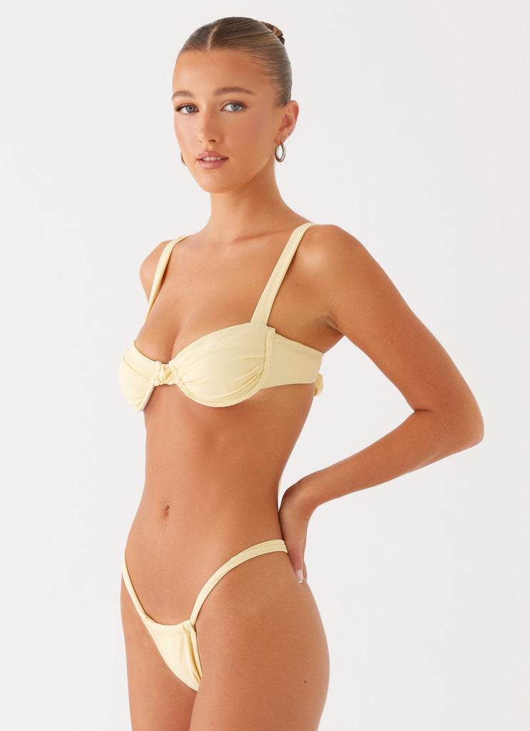 Peppermayo Peppermayo Exclusive - Gala Underwire Bikini Top - Yellow