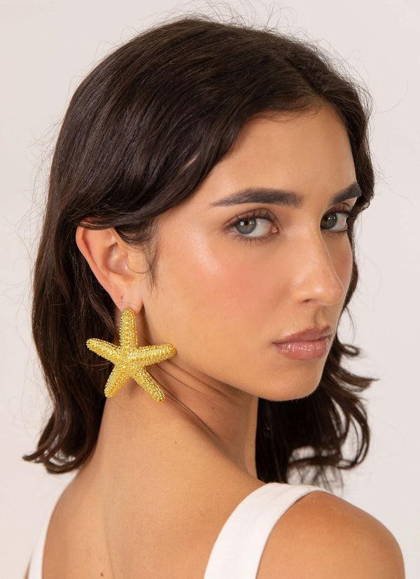 peppermayo Peppermayo Exclusive - Geneve Starfish Earring - Gold