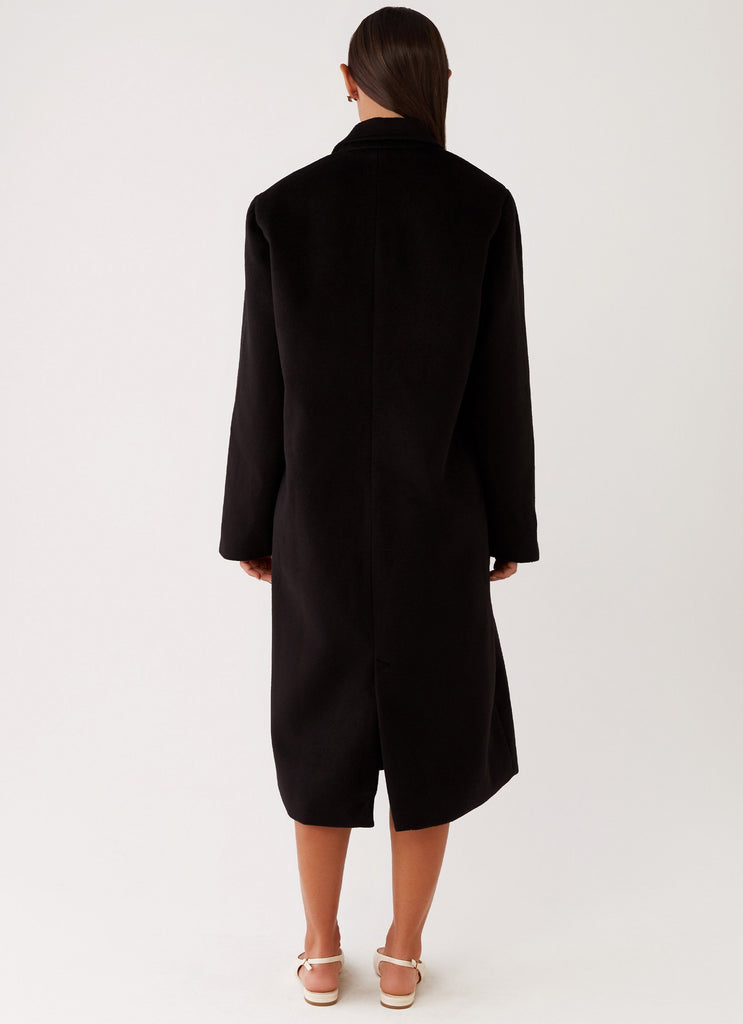 Peppermayo Peppermayo Exclusive - Gianni Double Breast Coat - Black