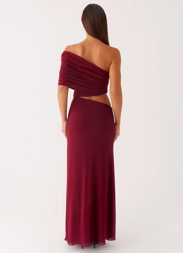 Peppermayo Peppermayo Exclusive - Gillian Maxi Dress - Maroon