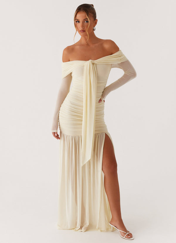 peppermayo Peppermayo Exclusive - Ginny Maxi Dress - Yellow
