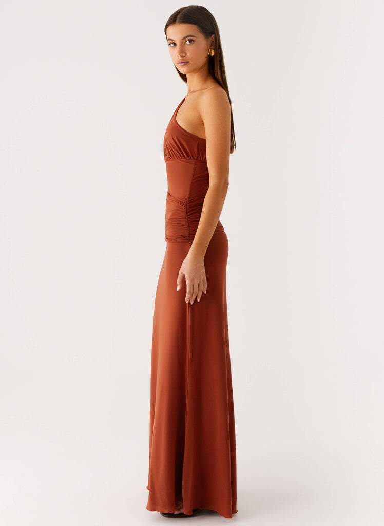 Peppermayo Peppermayo Exclusive - Glimmer Maxi Dress - Rust