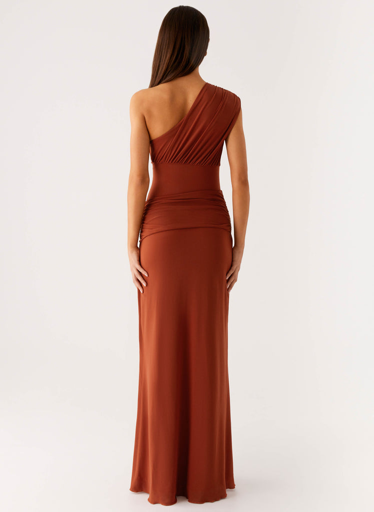 Peppermayo Peppermayo Exclusive - Glimmer Maxi Dress - Rust