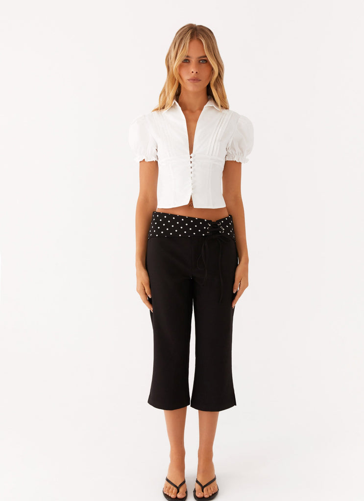 Peppermayo Peppermayo Exclusive - Gloria Button Up Shirt - White