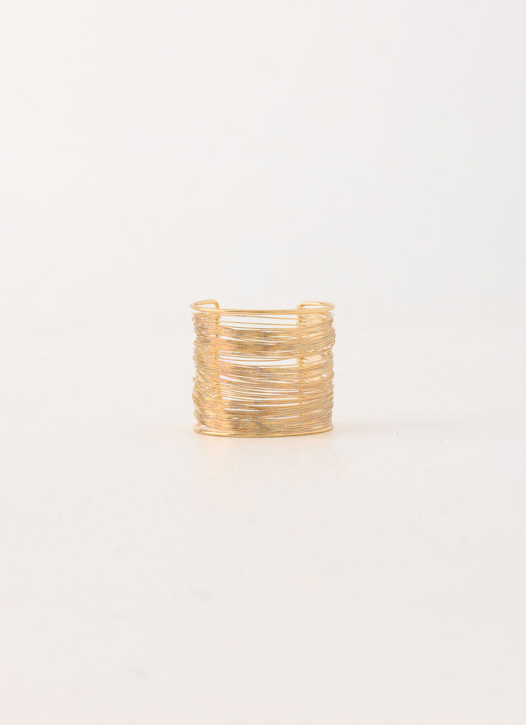 Peppermayo Peppermayo Exclusive - Golden Blur Arm Cuff - Gold