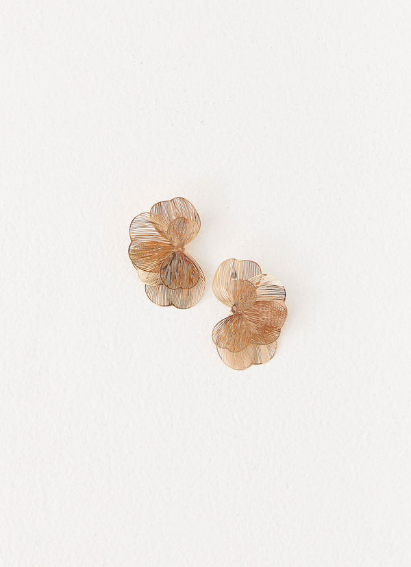 peppermayo Peppermayo Exclusive - Golden Days Earrings - Gold