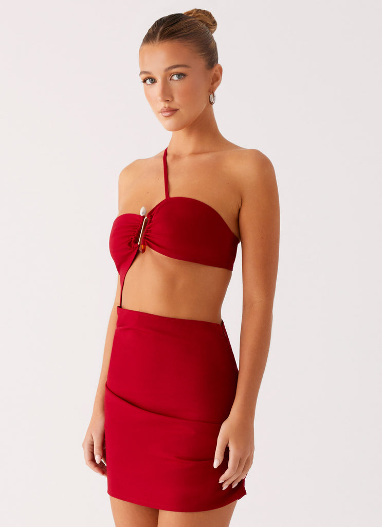 Peppermayo Peppermayo Exclusive - Gossip Mini Dress - Red