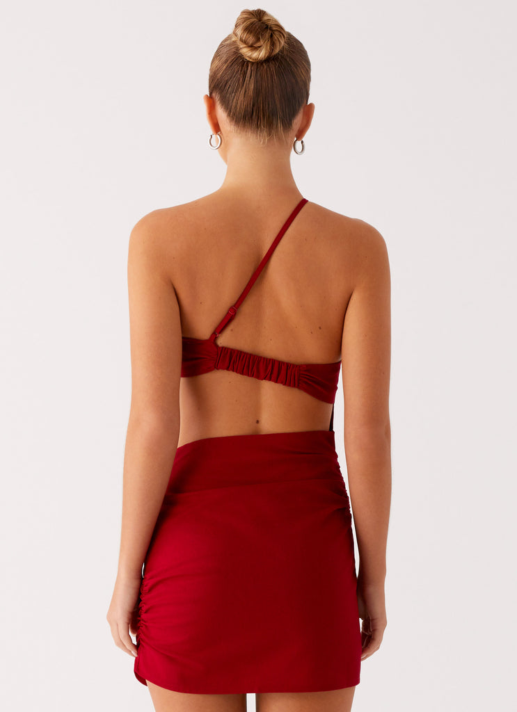Peppermayo Peppermayo Exclusive - Gossip Mini Dress - Red