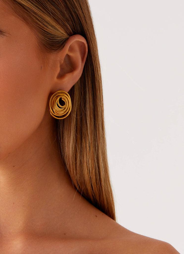 Peppermayo Peppermayo Exclusive - Gracious Earrings - Gold