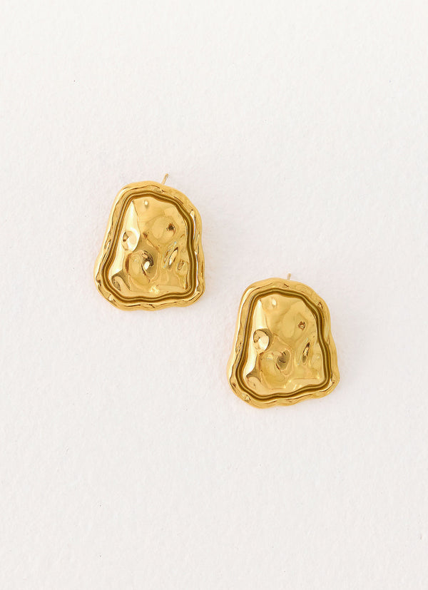 peppermayo Peppermayo Exclusive - Gravity Earrings - Gold peppermayo Peppermayo Exclusive - Gravity Earrings - Gold