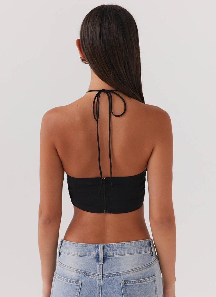 Peppermayo Peppermayo Exclusive - Greta Beaded Top - Black