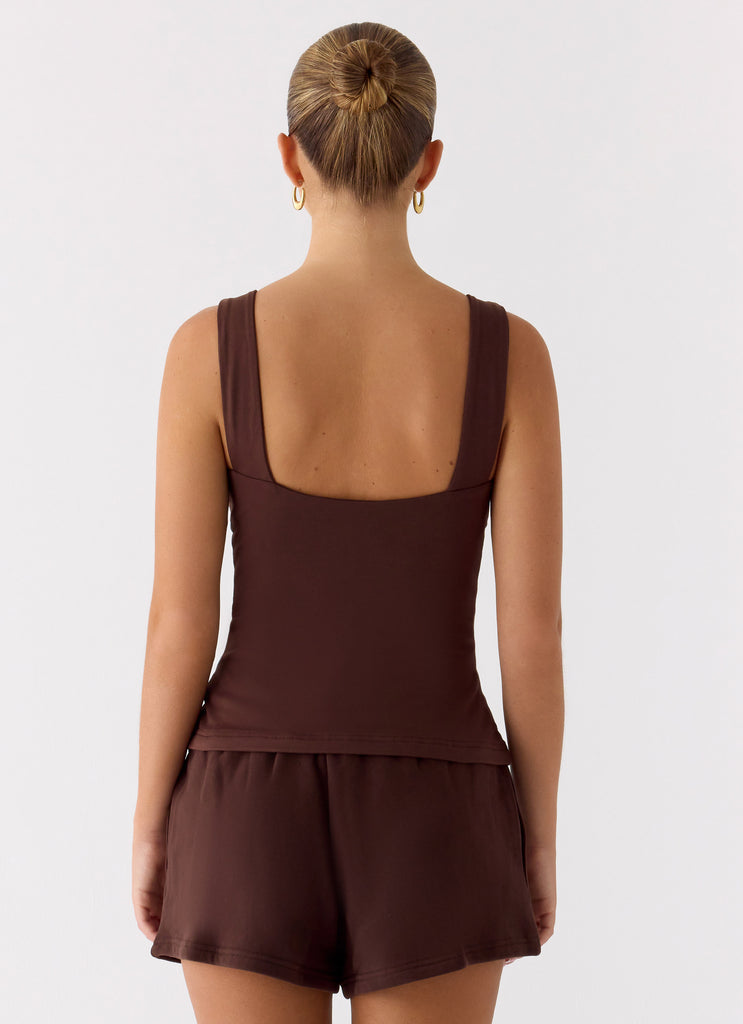 Peppermayo Peppermayo Exclusive - Hard To Tame Top - Chocolate