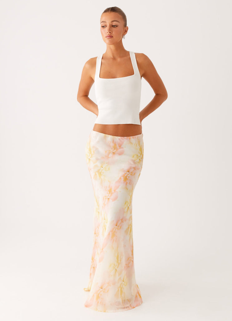 Peppermayo Peppermayo Exclusive - Harlow Chiffon Maxi Skirt - Floral Print