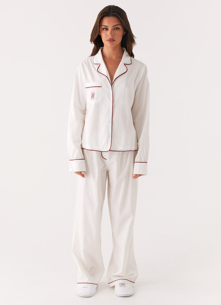 Peppermayo Peppermayo Exclusive - Harry Pyjama Pants - White