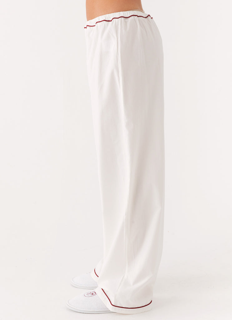Peppermayo Peppermayo Exclusive - Harry Pyjama Pants - White