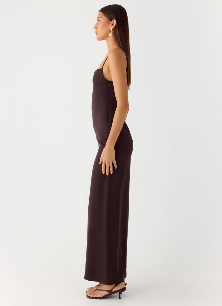 Peppermayo Peppermayo Exclusive - Hartwell Maxi Dress - Chocolate