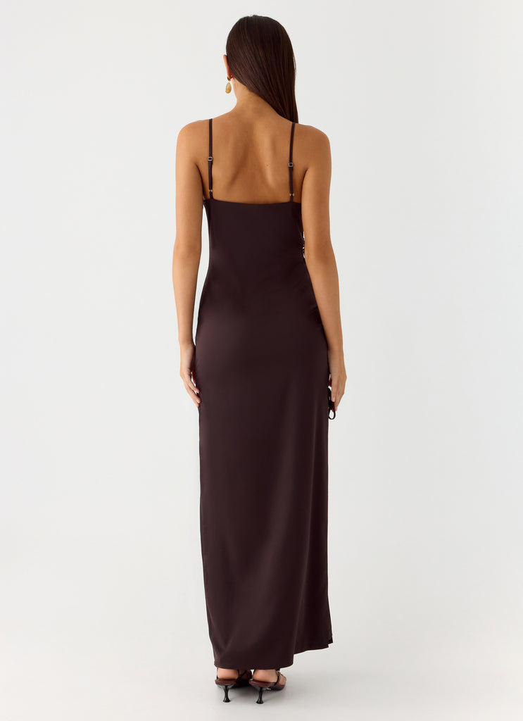 Peppermayo Peppermayo Exclusive - Hartwell Maxi Dress - Chocolate