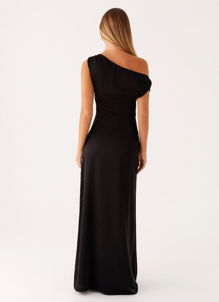 Peppermayo Peppermayo Exclusive - Heart Of Glass Satin Maxi Dress - Black