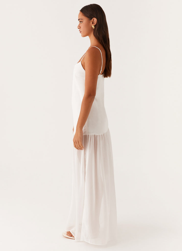 Peppermayo Peppermayo Exclusive - Heavenly Linen Maxi Dress - White