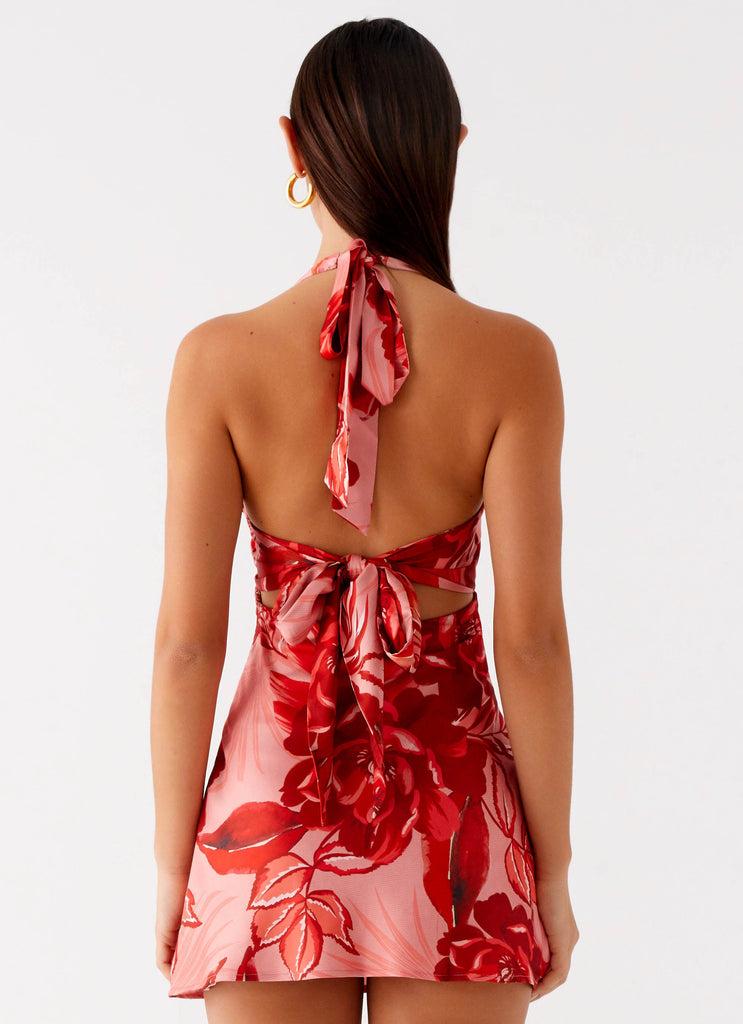 Peppermayo Peppermayo Exclusive - Heavy Hearted Mini Dress - Sicily Sunsets Print