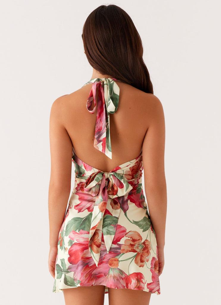 Peppermayo Peppermayo Exclusive - Heavy Hearted Mini Dress - Yellow Floral