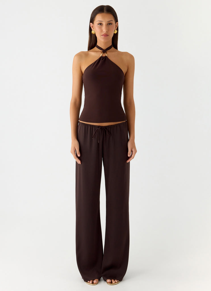 Peppermayo Peppermayo Exclusive - Henrietta Top - Chocolate