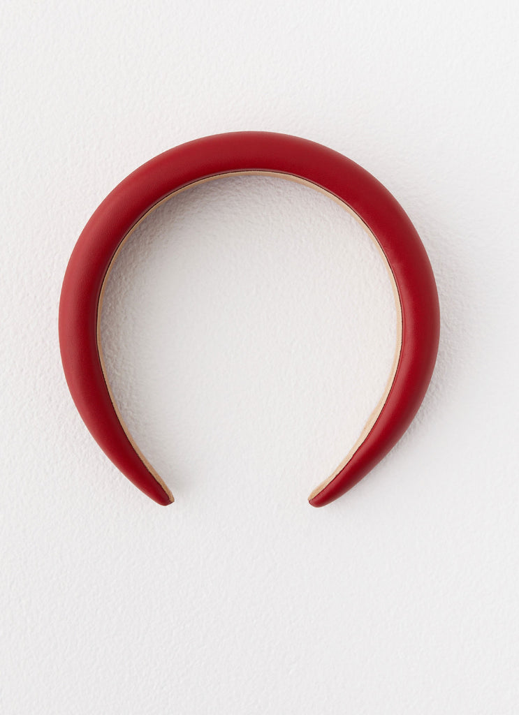 Peppermayo Peppermayo Exclusive - High Drama Headband - Red