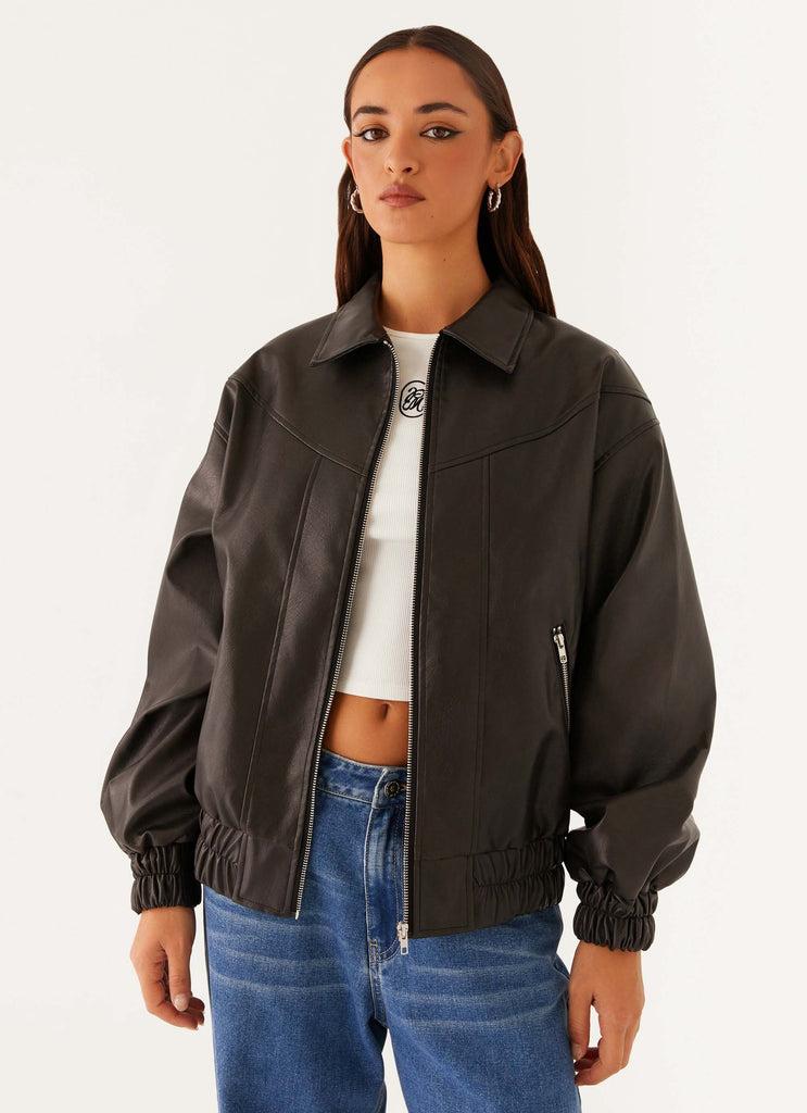 Peppermayo Peppermayo Exclusive - Holland Bomber Jacket - Black