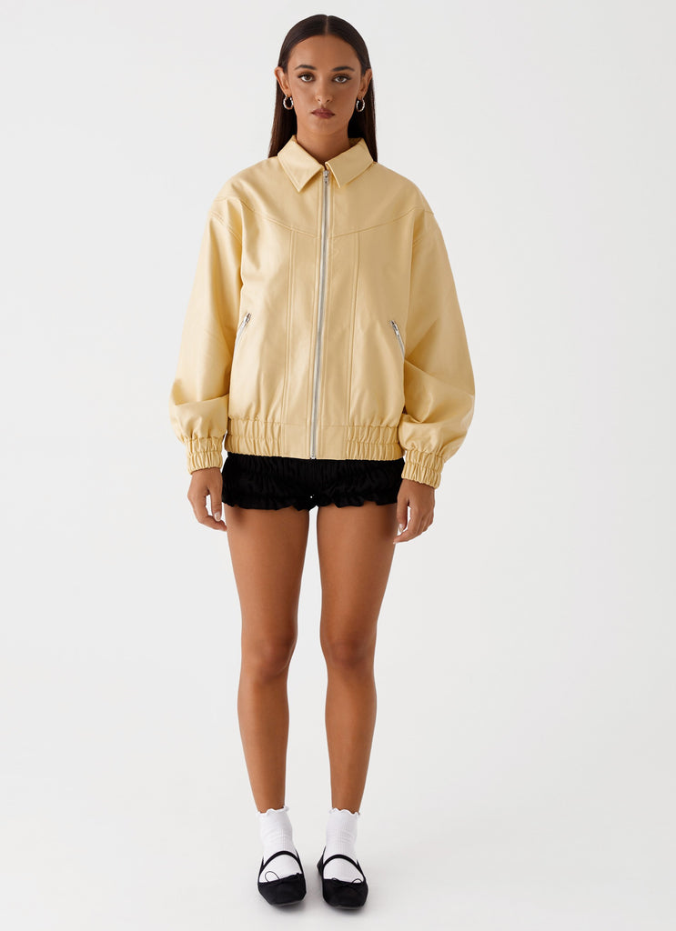 Peppermayo Peppermayo Exclusive - Holland Bomber Jacket - Yellow