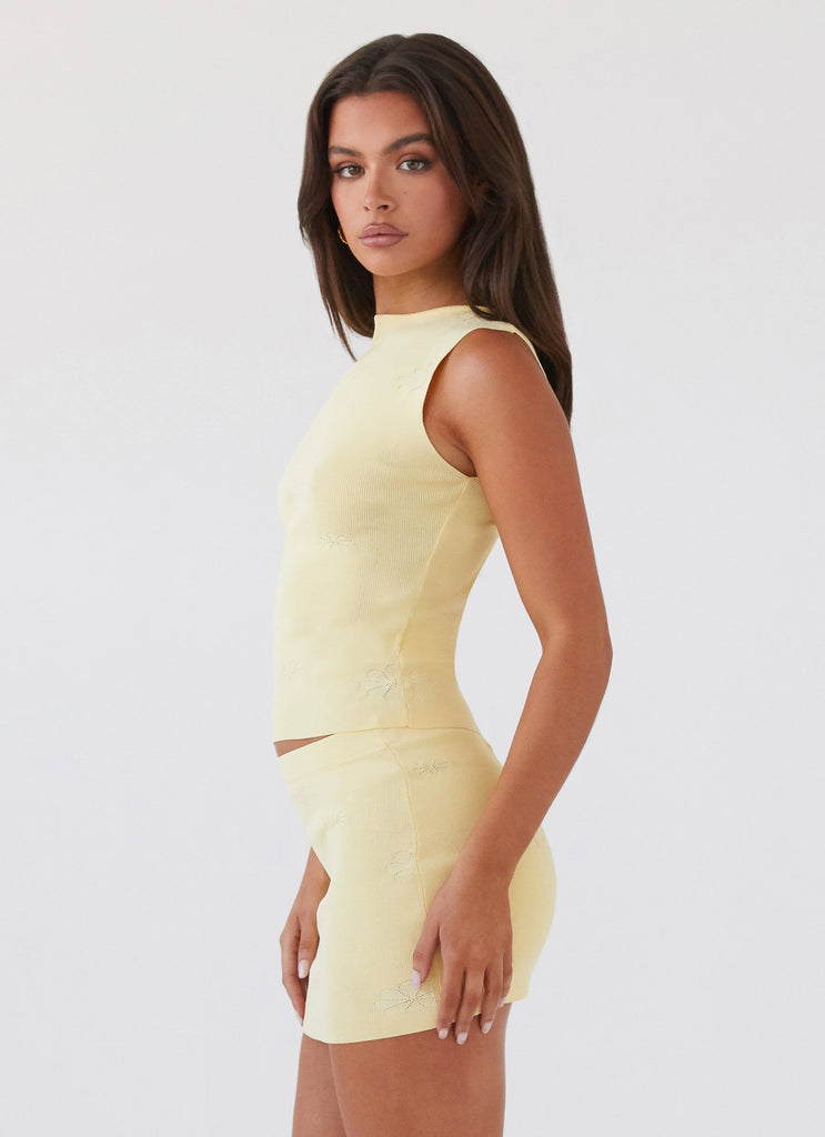 Peppermayo Peppermayo Exclusive - Holly Knit Tank - Lemon