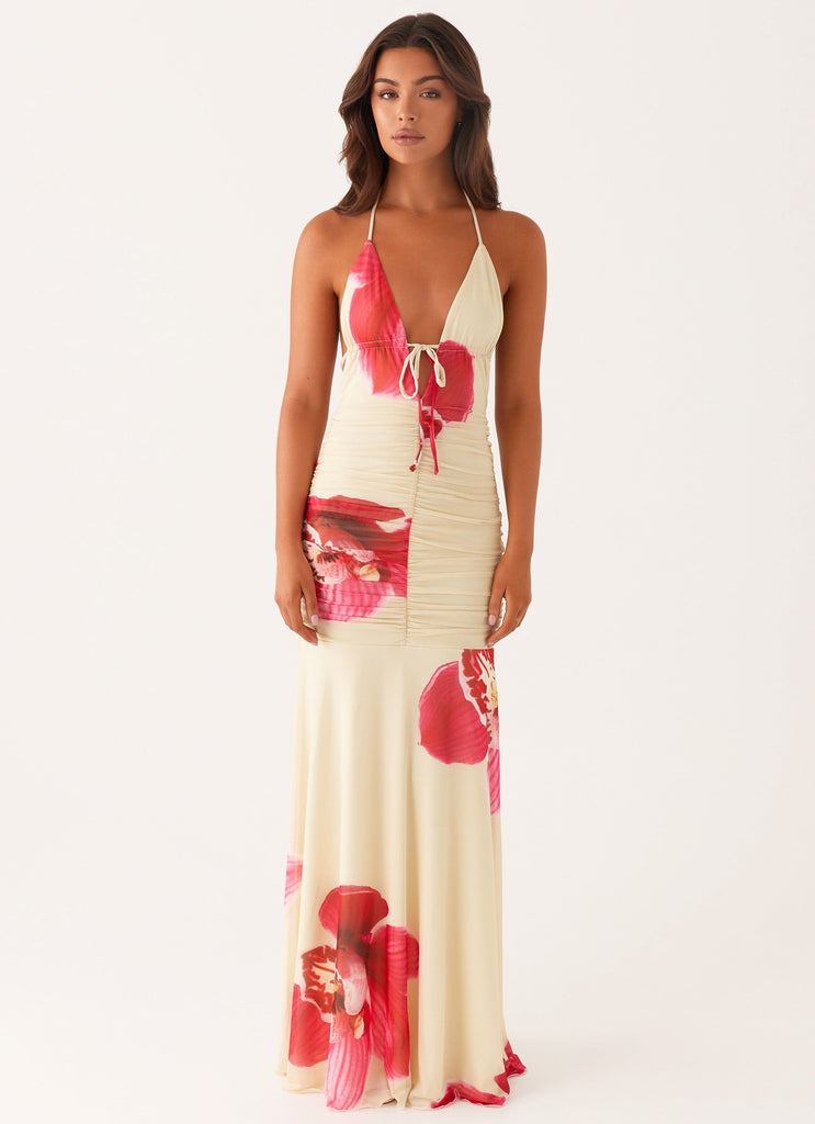 Peppermayo Peppermayo Exclusive - Hollywood Maxi Dress - Orchid Yellow
