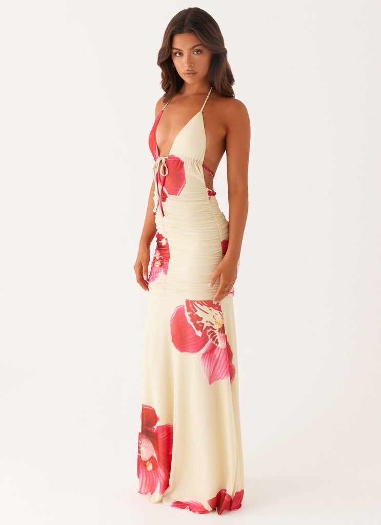 Peppermayo Peppermayo Exclusive - Hollywood Maxi Dress - Orchid Yellow