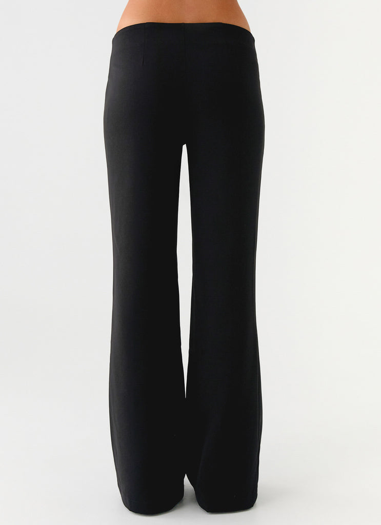 Peppermayo Peppermayo Exclusive - Houston Tie Front Pants - Black
