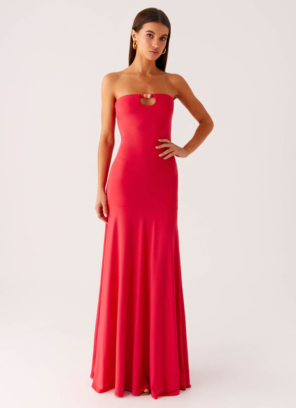 peppermayo Peppermayo Exclusive - Hurts Like Hell Maxi Dress - Pink