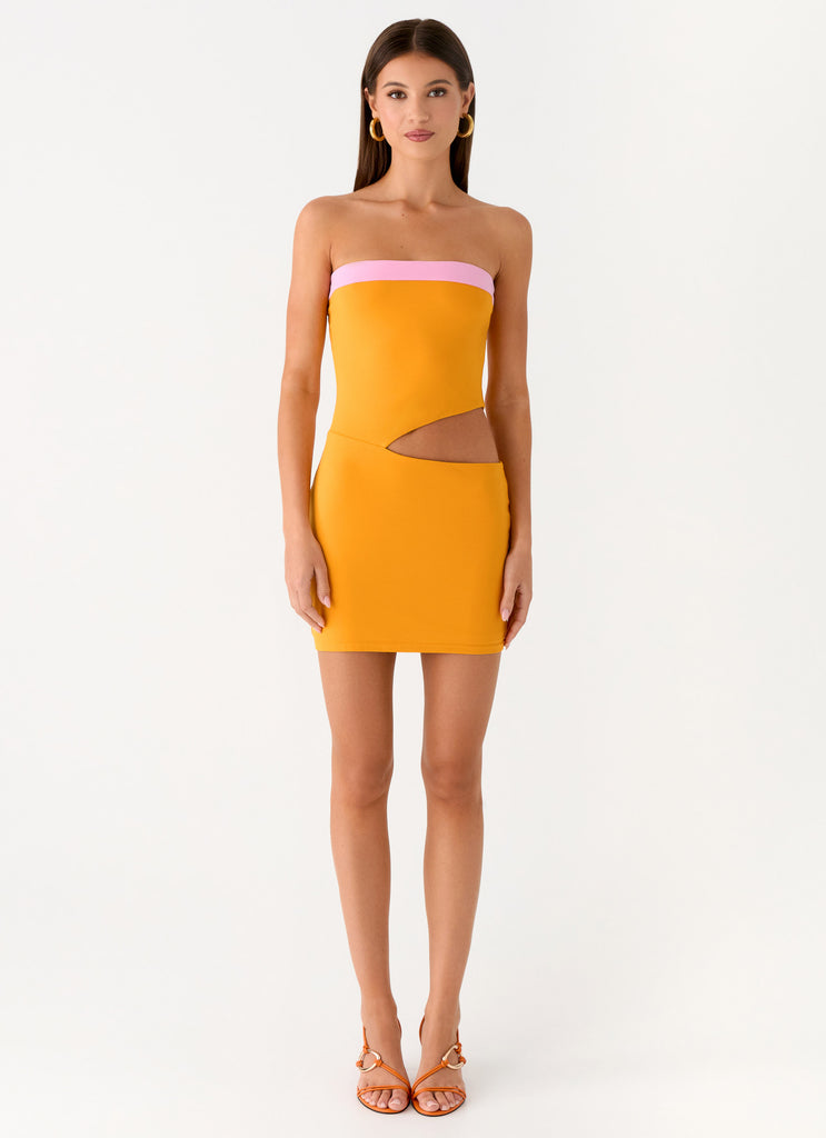 Peppermayo Peppermayo Exclusive - Ica Mini Dress - Orange