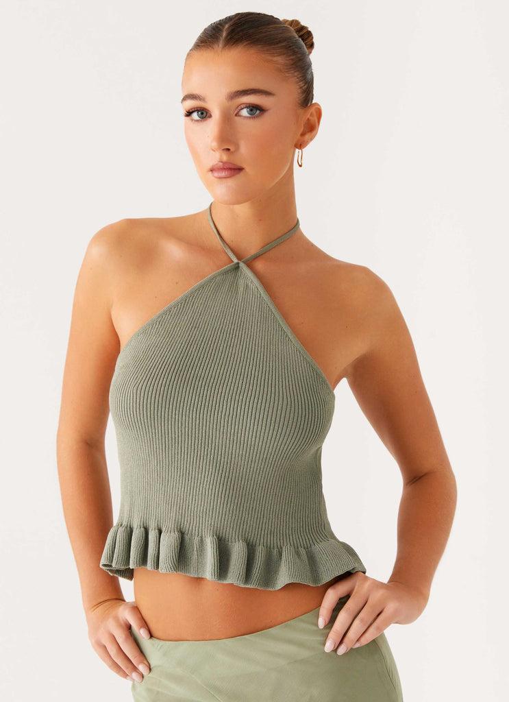 Peppermayo Peppermayo Exclusive - Idola Knit Top - Sage