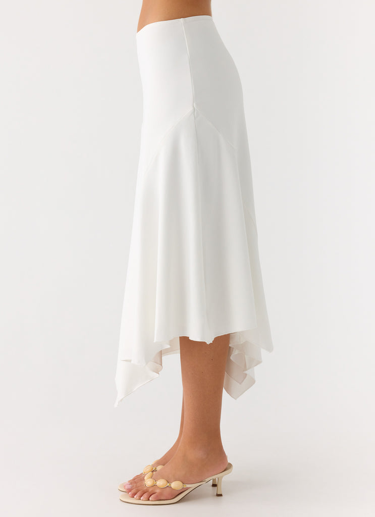 Peppermayo Peppermayo Exclusive - Ignite It Midi Skirt - White
